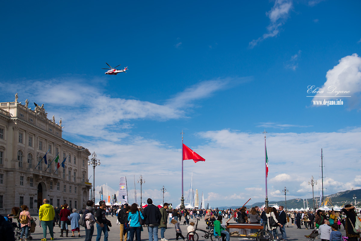 Barcolana 2017, Piazza Unità dopo la fine della regata